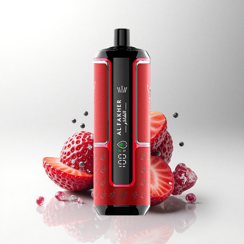 Al Fakher Crown Bar 15K Hypermax Aardbei Punch 22ml 600mAh Type-C