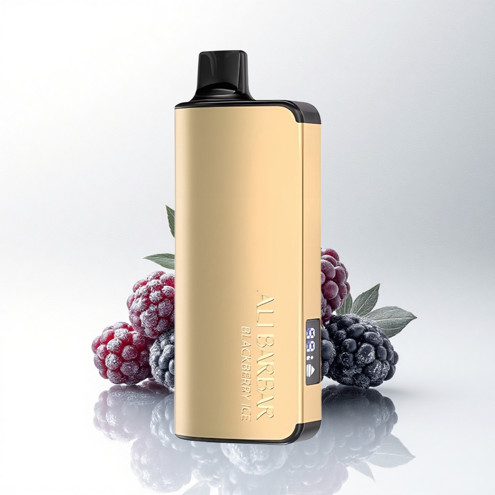 Alibarbar Ingot 9000 Puffs Braambes IJs 22ml 2350mah LED