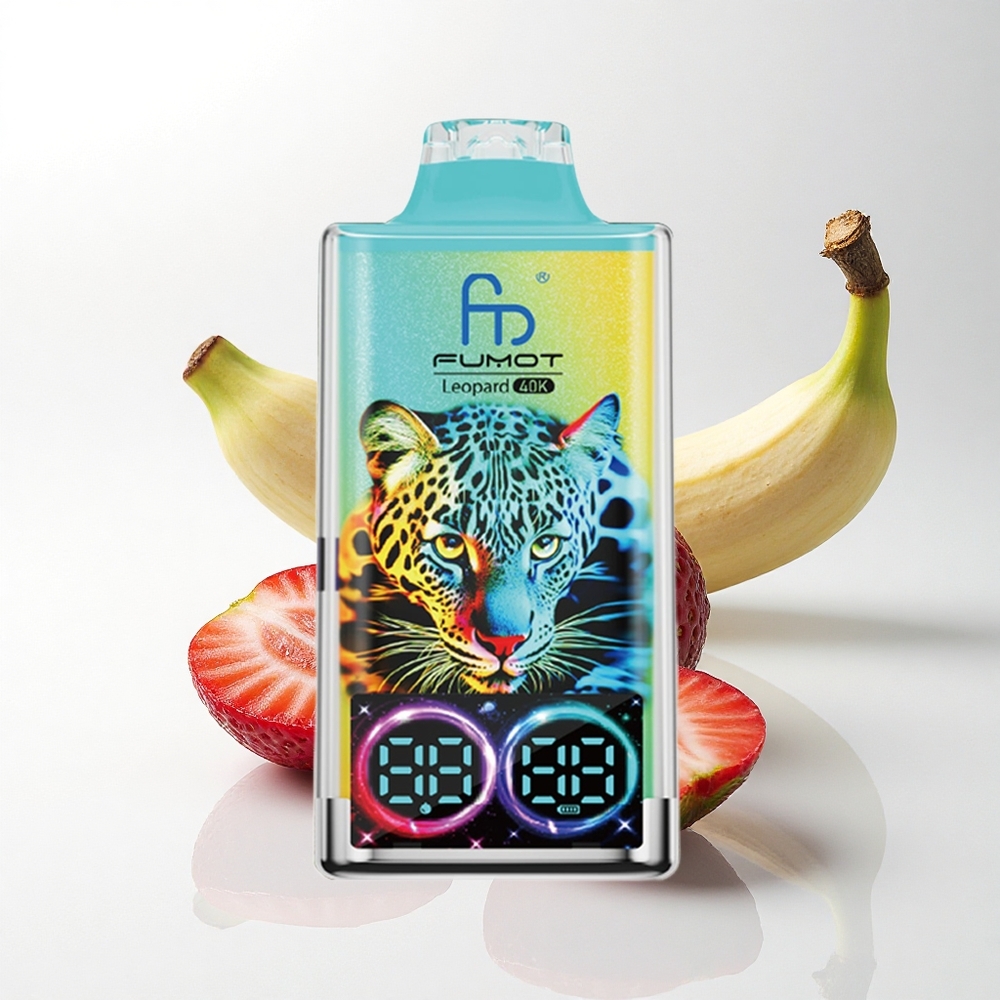 Fumot Leopard 40K Puffs Aardbei Banaan Dual Mesh 5%