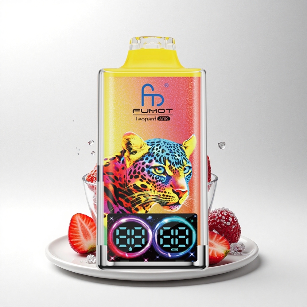 Fumot Leopard 40K Puffs Aardbei IJs Dual Mesh 5% Type-C