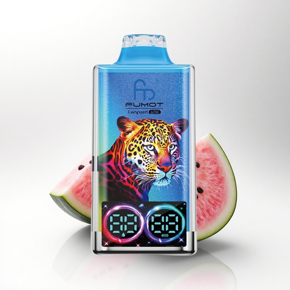 Fumot Leopard 40K Puffs Watermeloen Bubblegum Dual Mesh 0% Nicotine