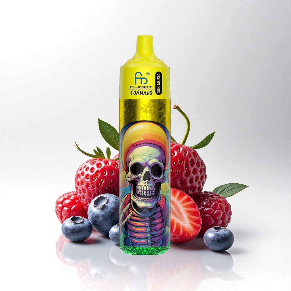 Fumot Randm Tornado 30000 Puffs Aardbei Bosbes Framboos 30mL 5% Mesh