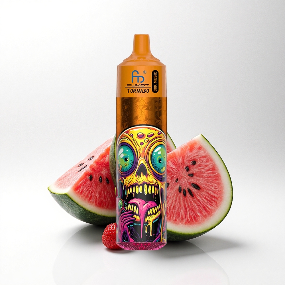 Fumot Randm Tornado 30000 Puffs Aardbei Watermeloen 30mL 5% Mesh