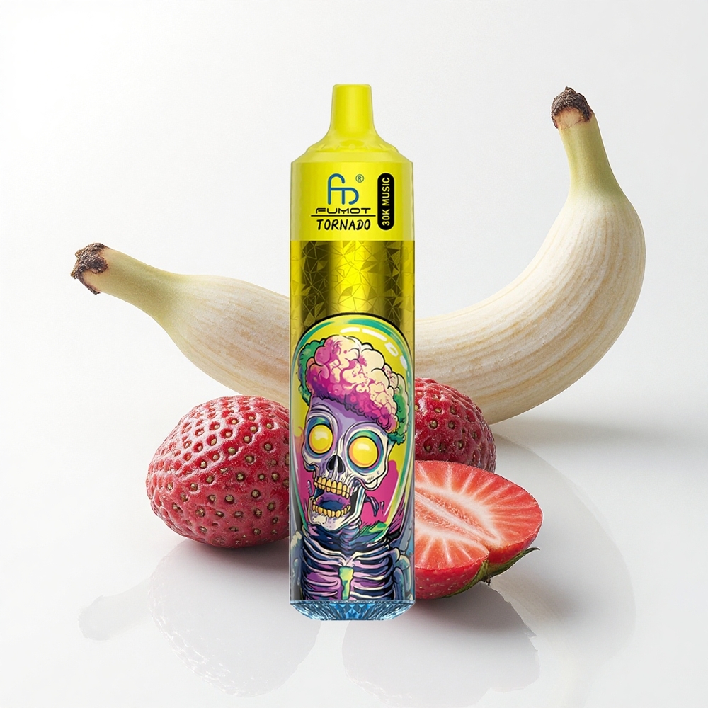 Fumot Randm Tornado 30000 Puffs Banaan Aardbei 30mL 5% Mesh