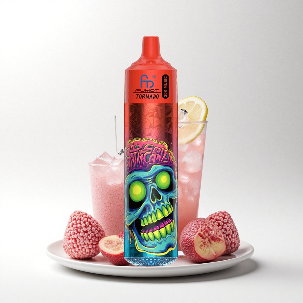 Fumot Randm Tornado 30000 Puffs Roze Limonade met 30mL en 1.0 Ohm Mesh