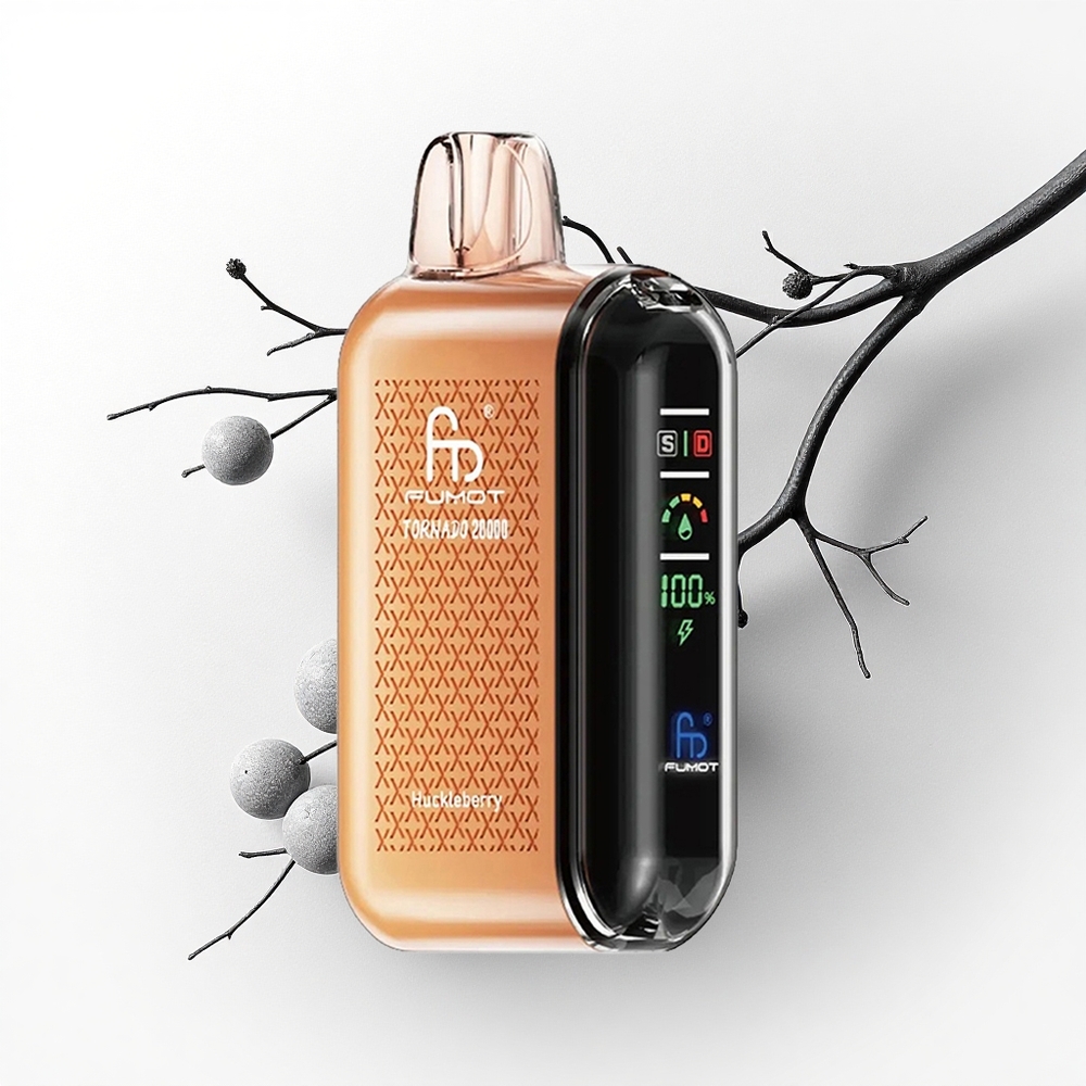 Fumot Tornado 20000 Puffs Braambes Dual Mesh 20ml Slim Display
