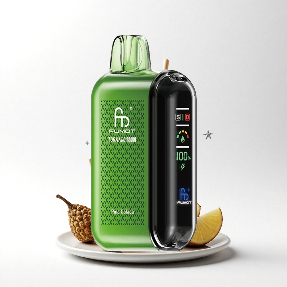 Fumot Tornado 20000 Puffs Dubbelmaas Ananas Colada
