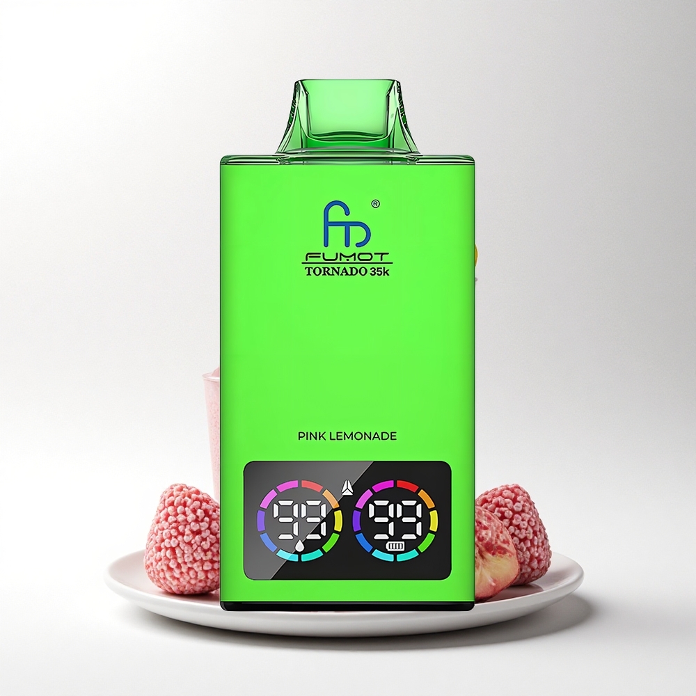 Fumot Tornado 35000 Puffs Roze Limonade Dual Mesh RGB