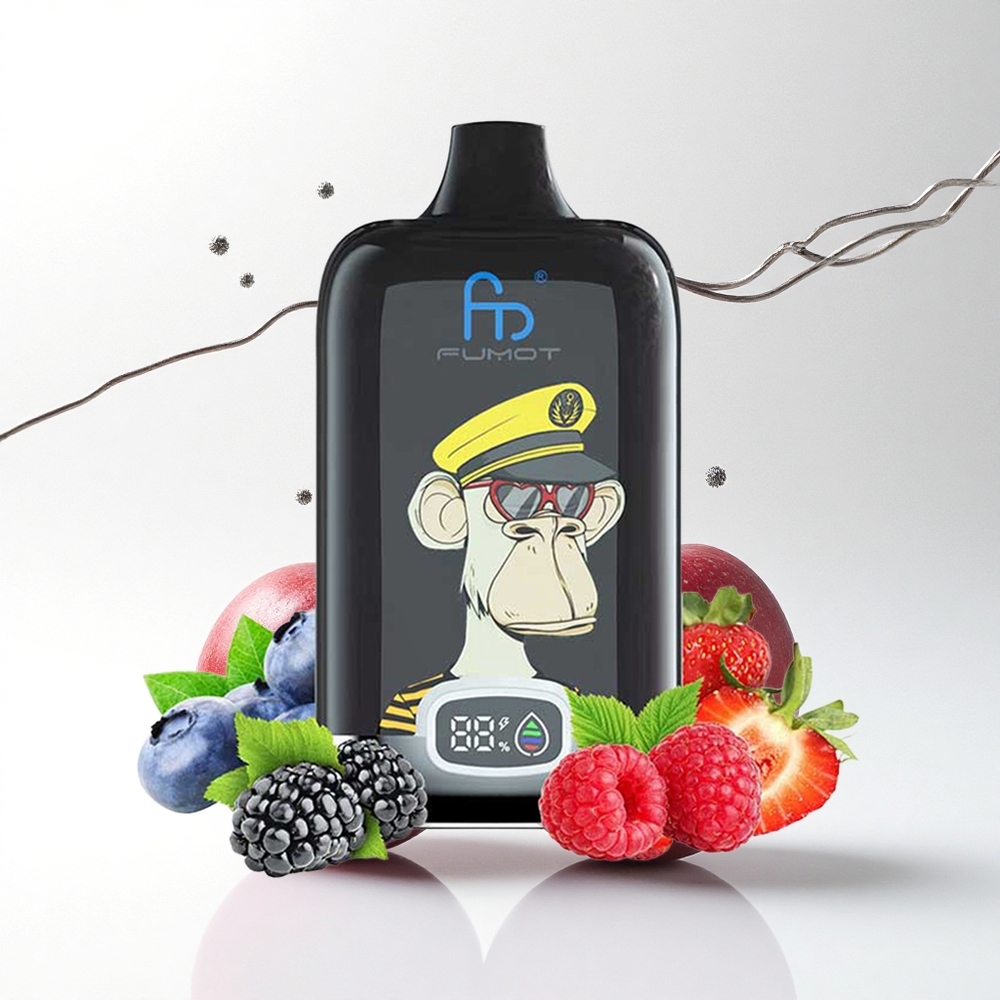 Fumot Tornado Digital Box 12000 Puffs Kers Mesh Coil Type-C Box