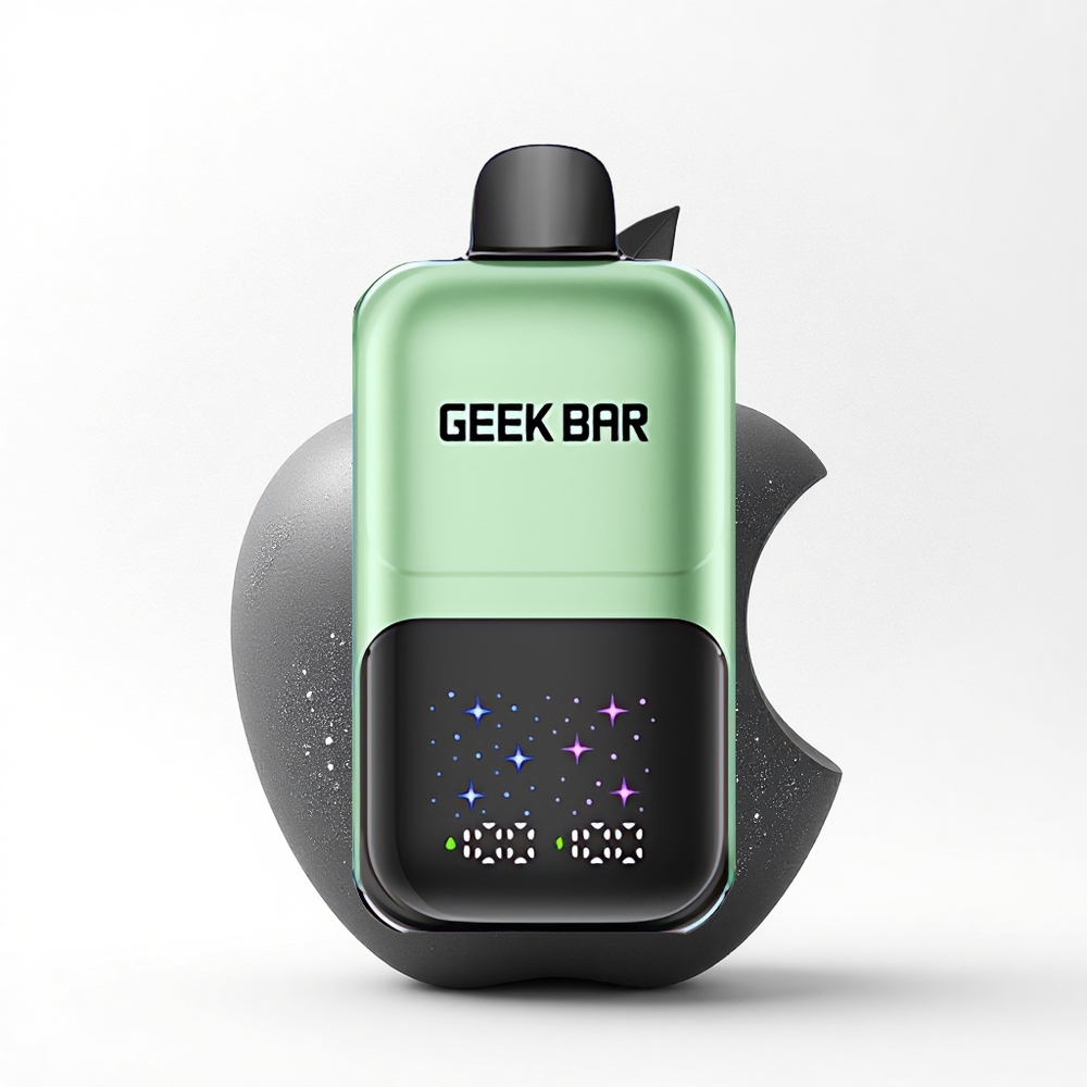 GEEK BAR 2GO 20ml 50000 Puffs Dubbel Appel A&B Interactief Groot Scherm Aanpasbare Smaak