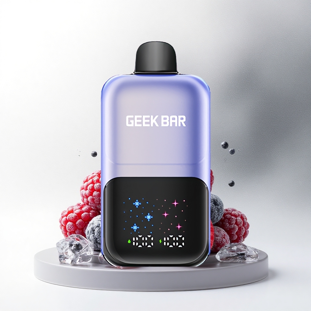 GEEK BAR 2GO 20ml 50000 Puffs Gemengde Bessen IJs met Aanpasbare Smaak/Koeite en Oplaadbare Accu
