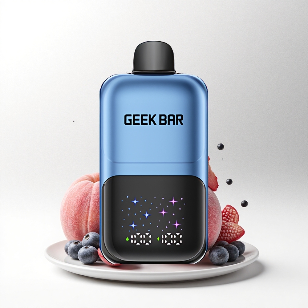 GEEK BAR 2GO 20ml 50000 Puffs Perzik & Bessen Interactief Scherm Aanpasbare Smaak Oplaadbare Dual Tank