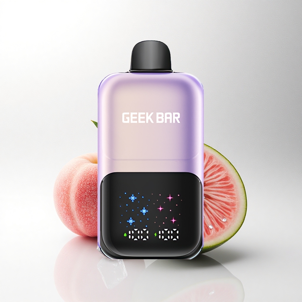 GEEK BAR 2GO 20ml 50000 Puffs Perzik Mango Watermelon IJs met Aanpasbare Smaak en Dubbele Tank