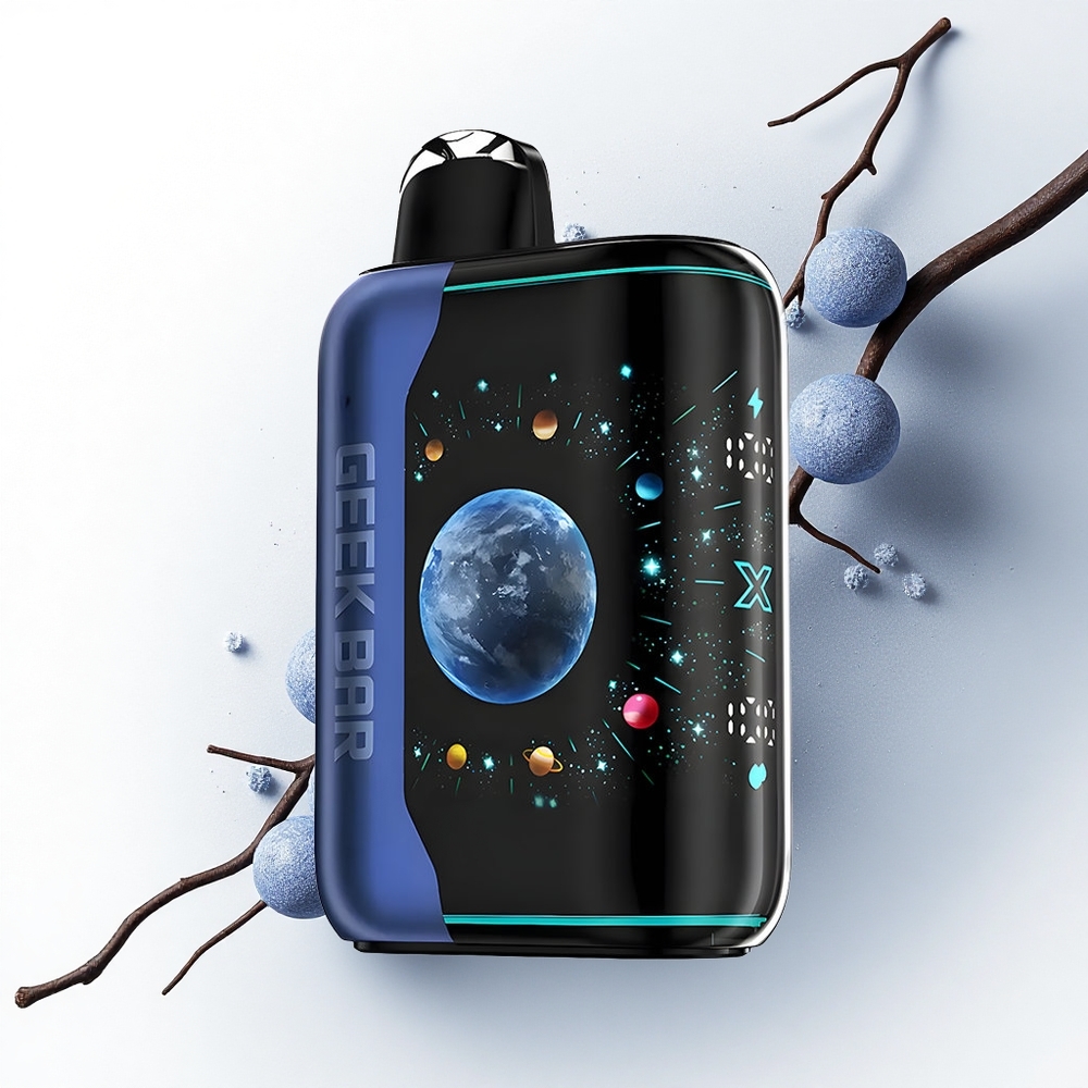 GEEK BAR Platinum Edition 25000 Puffs Blauwe Framboos IJs met Dual Mesh Coil & 20mL