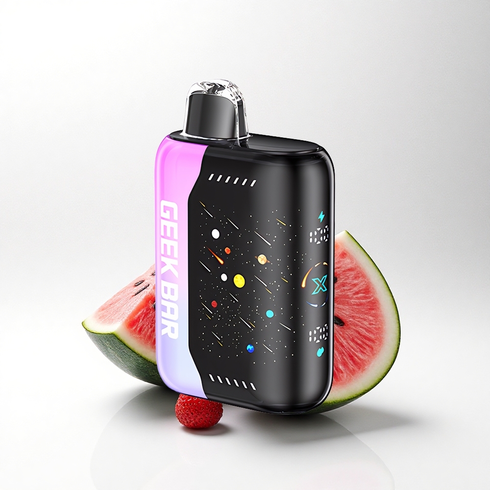 GEEK BAR Pulse X 42K Puffs Meteor Edition Aardbei Watermelon Dual Mesh Coil Fast-Charging