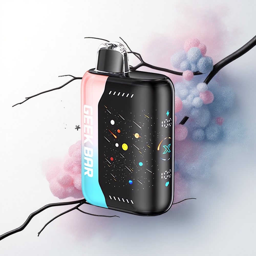 GEEK BAR Pulse X 42K Puffs Meteor Edition Roze & Blauw Dual Mesh Krul