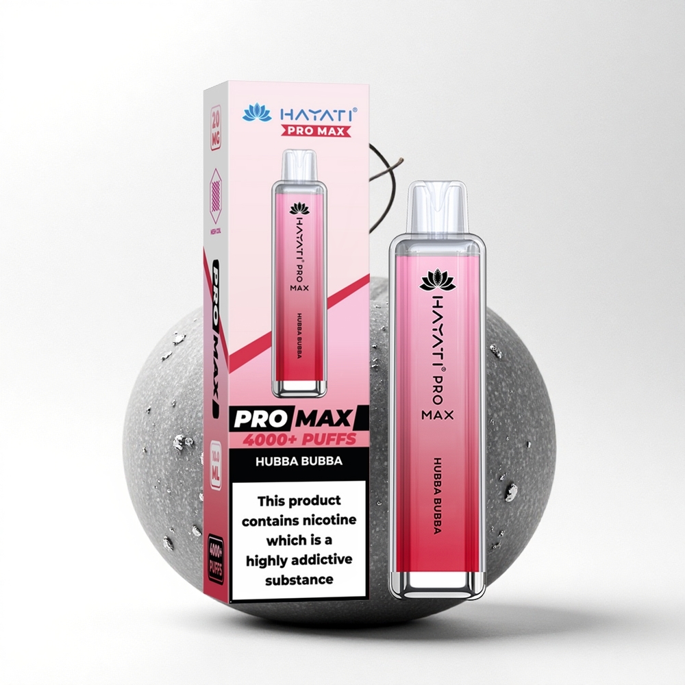 Hayati Pro Max 4000 Puffs Bubba Bubba Pro Max 4000 Puffs Oplaadbare
