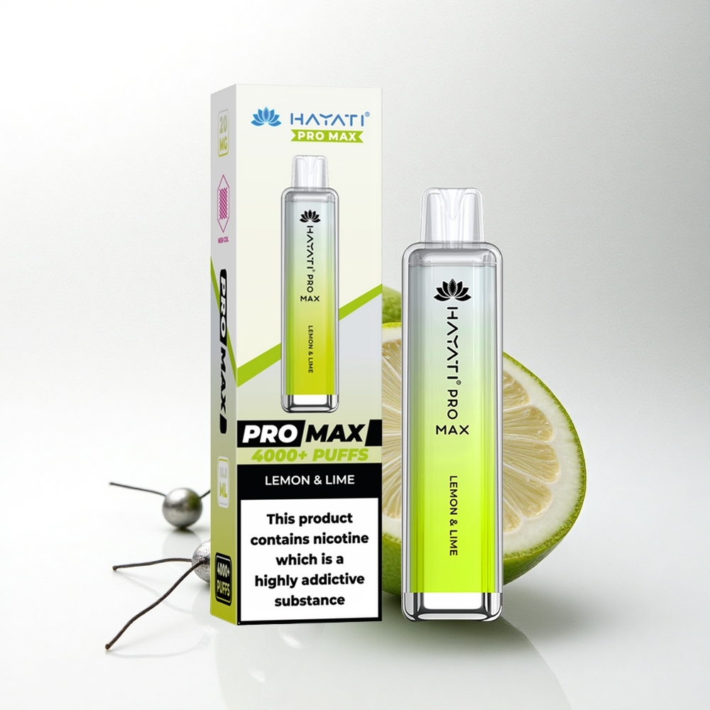 Hayati Pro Max 4000 Puffs Citroen & Limoen Pro Dual Coil 1400mAh