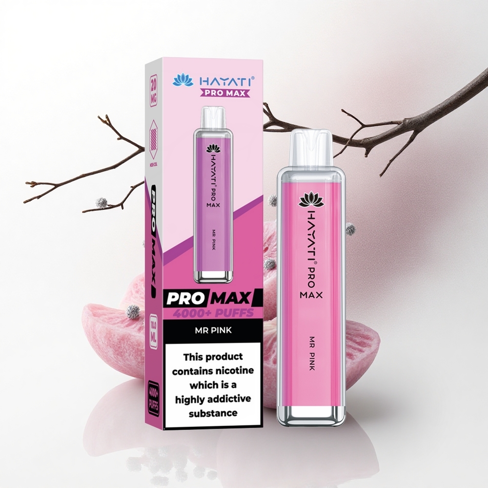 Hayati Pro Max 4000 Puffs De Roze Crystal Dual Mesh 2ml