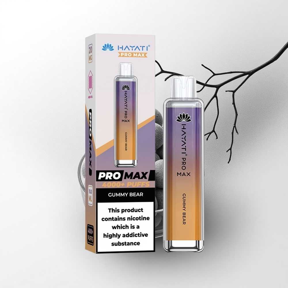 Hayati Pro Max 4000 Puffs Gummy Bear Pro Max Dual Mesh 1400mAh