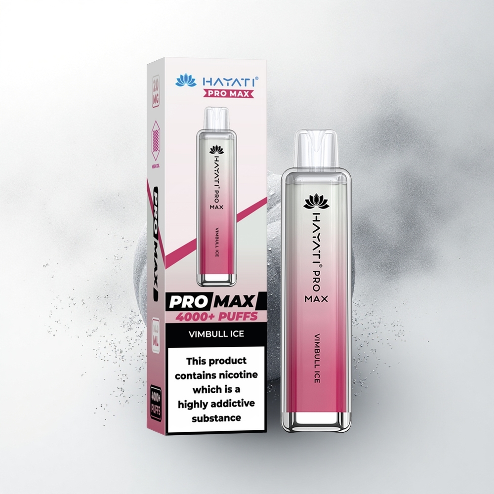 Hayati Pro Max 4000 Puffs IJsbries Kristal 1400mAh Dual Mesh