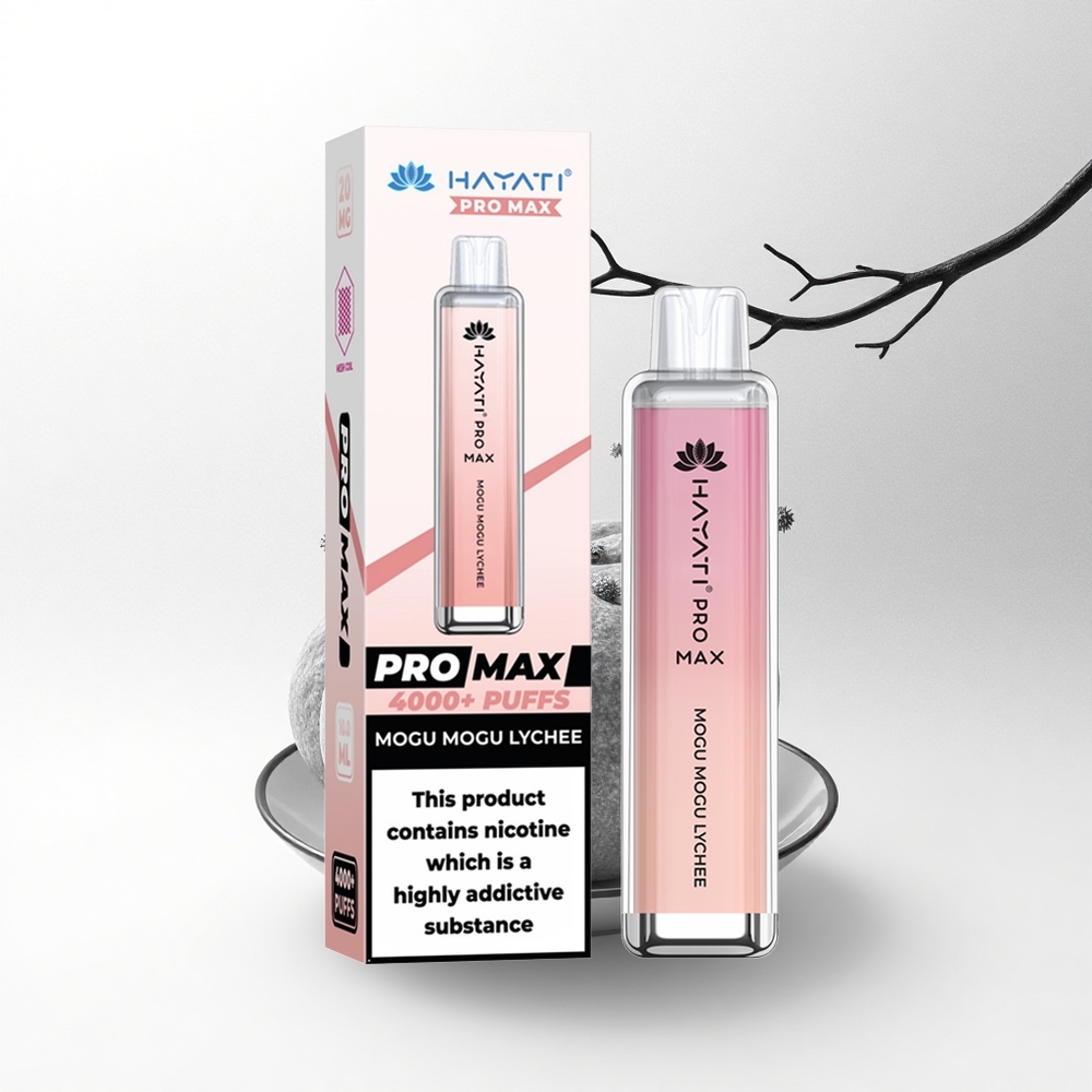 Hayati Pro Max 4000 Puffs Lychee Kracht 5% Dual Coil 1400mAh