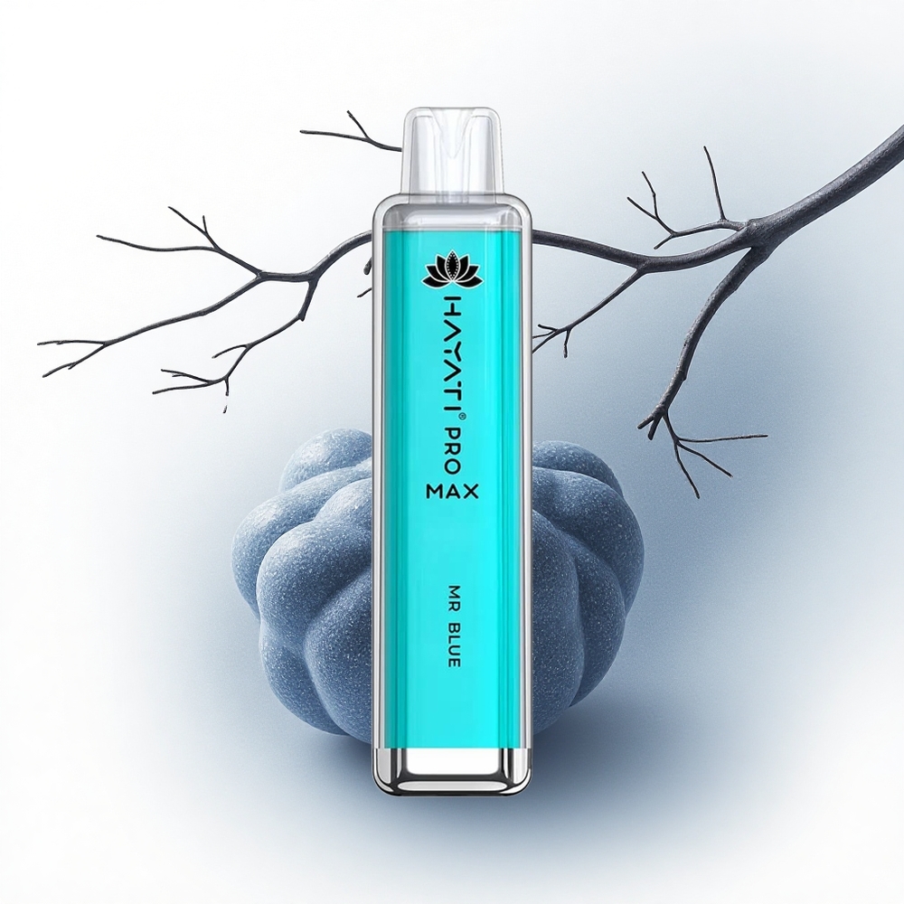 Hayati Pro Max 4000 Puffs Meneer Blauw 2ml 1400mAh Dual Mesh