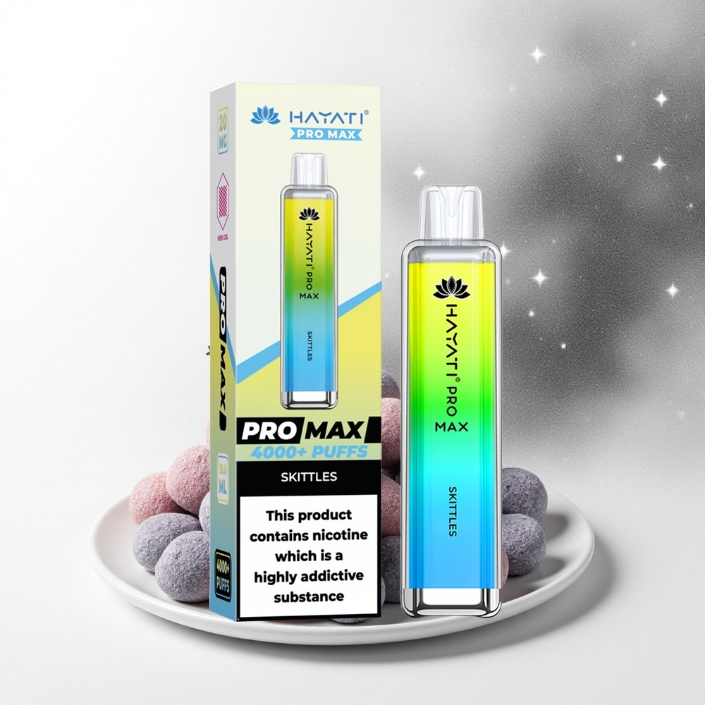 Hayati Pro Max 4000 Puffs Skittles Pro Max 4000 Dual Mesh Oplaadbaar