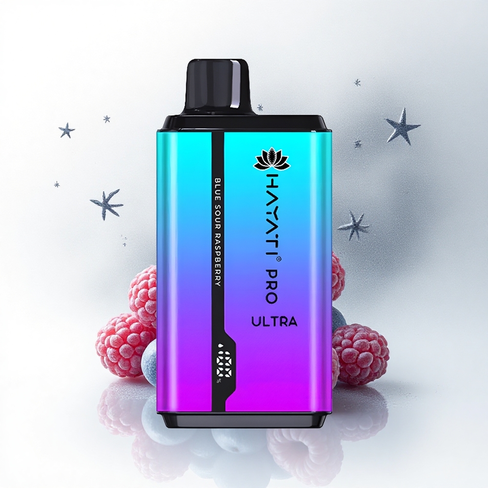 Hayati Pro Ultra 15000 Puffs Blauw Zure Framboos 850mAh 24ml