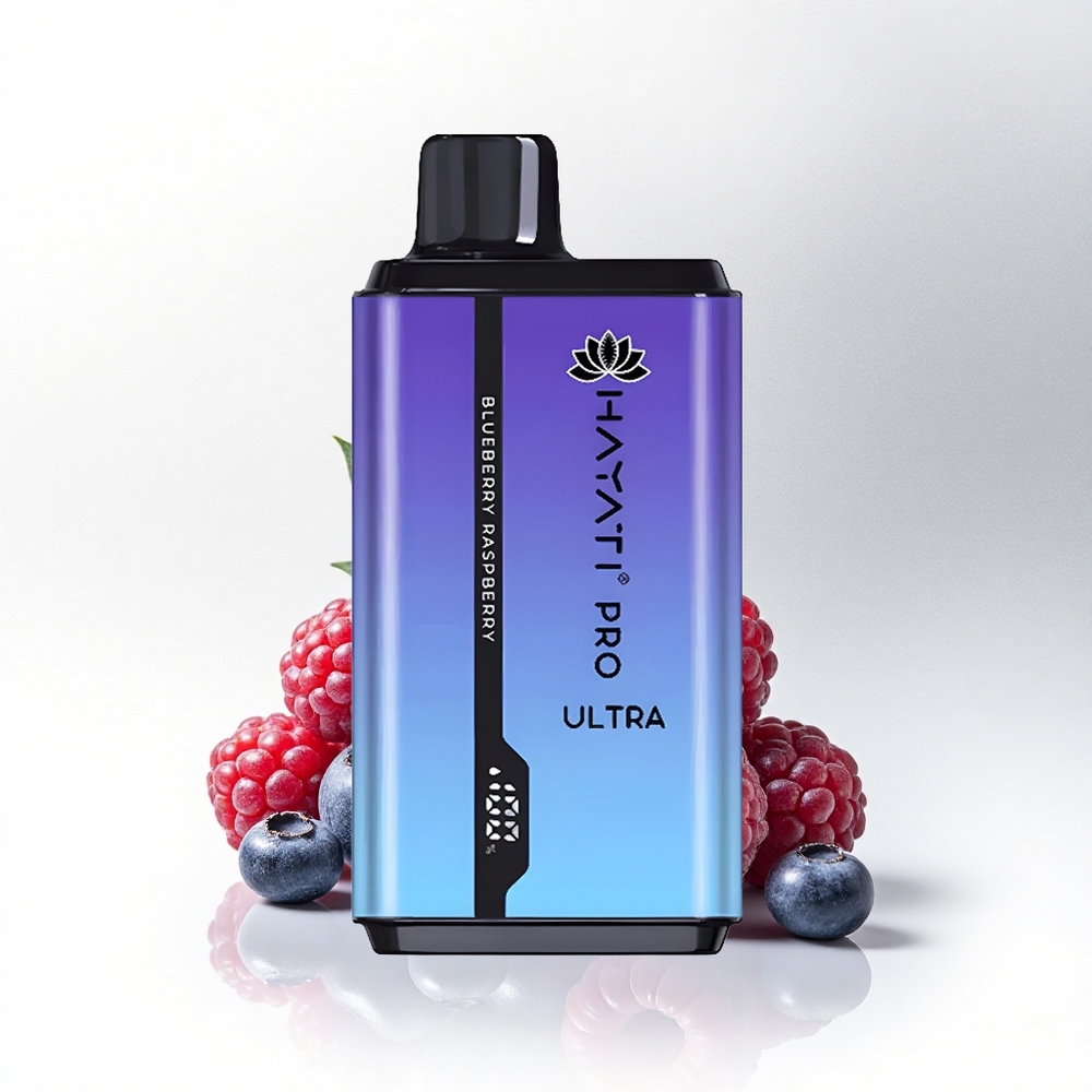 Hayati Pro Ultra 15000 Puffs Blauwe Framboos 850mAh 24ml