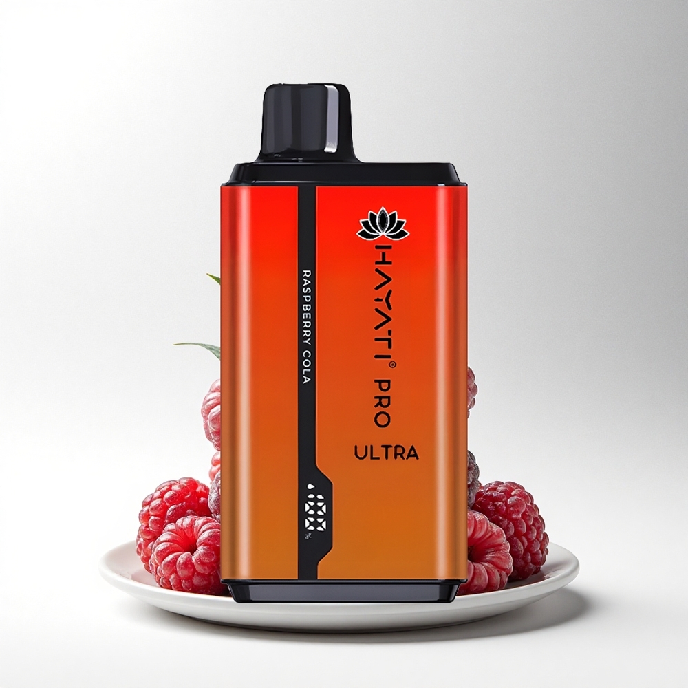 Hayati Pro Ultra 15000 Puffs Framboos Cola 850mAh 24ml