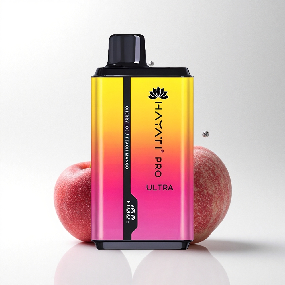 Hayati Pro Ultra 15000 Puffs Kers IJs Perzik Mango 850mAh 2%