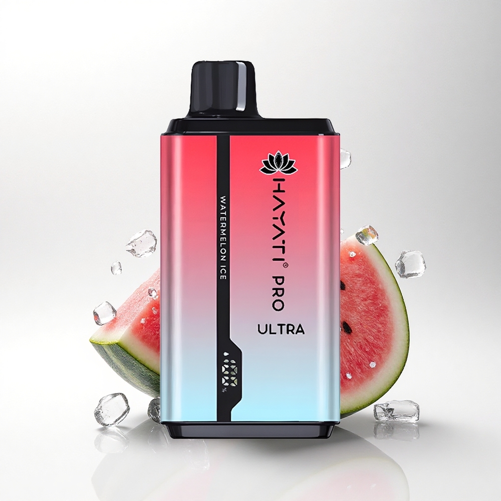 Hayati Pro Ultra 15000 Puffs Watermeloen IJs 850mAh 24ml