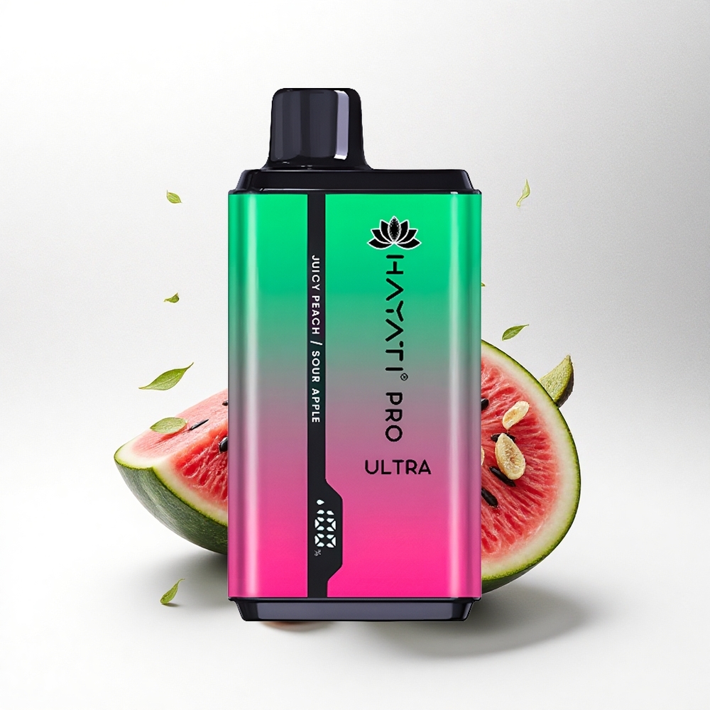 Hayati Pro Ultra 15000 Puffs Watermeloen Kiwi Passievrucht 850mAh 24ml 2%