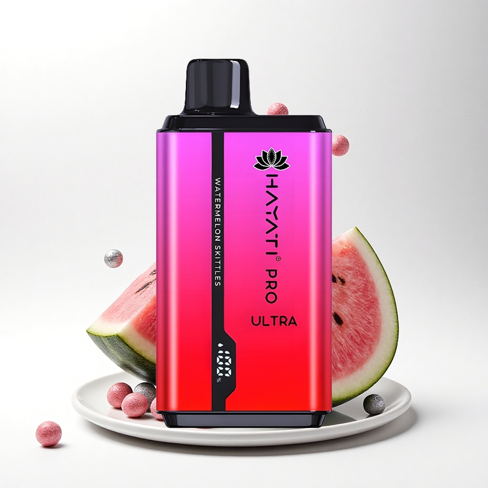 Hayati Pro Ultra 15000 Puffs Watermeloen Skittles 850mAh 24ml 2%