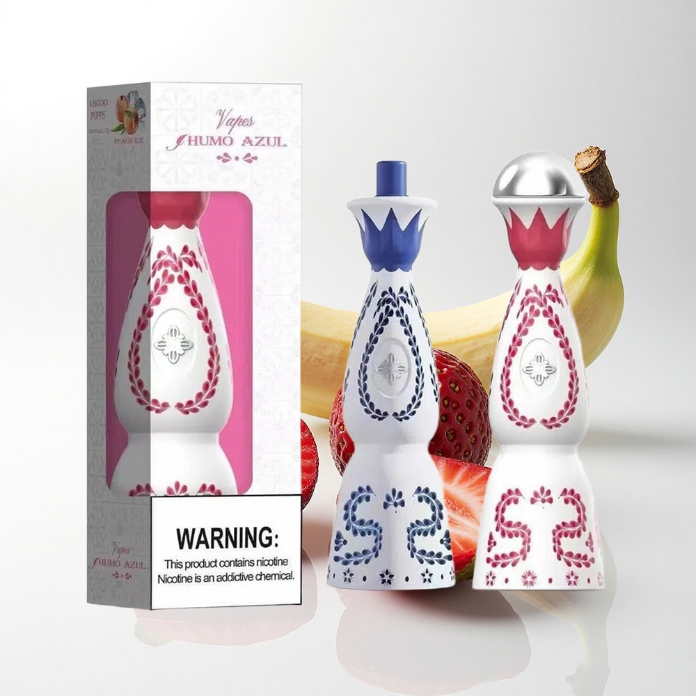 Humo Azul 15000 Puffs Aardbei Banaan 20mL 5% 500mAh