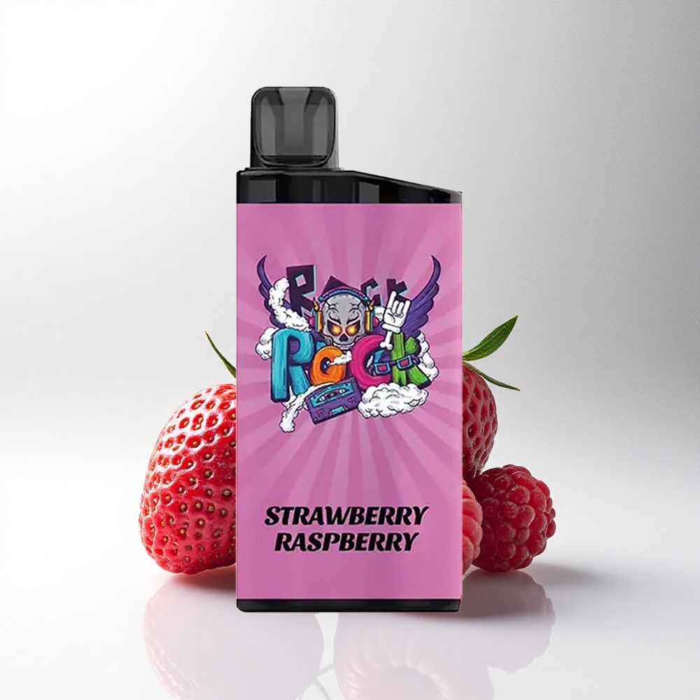 IGET Bar 3500 Puffs Aardbei Framboos 1400 mAh Mesh Coil