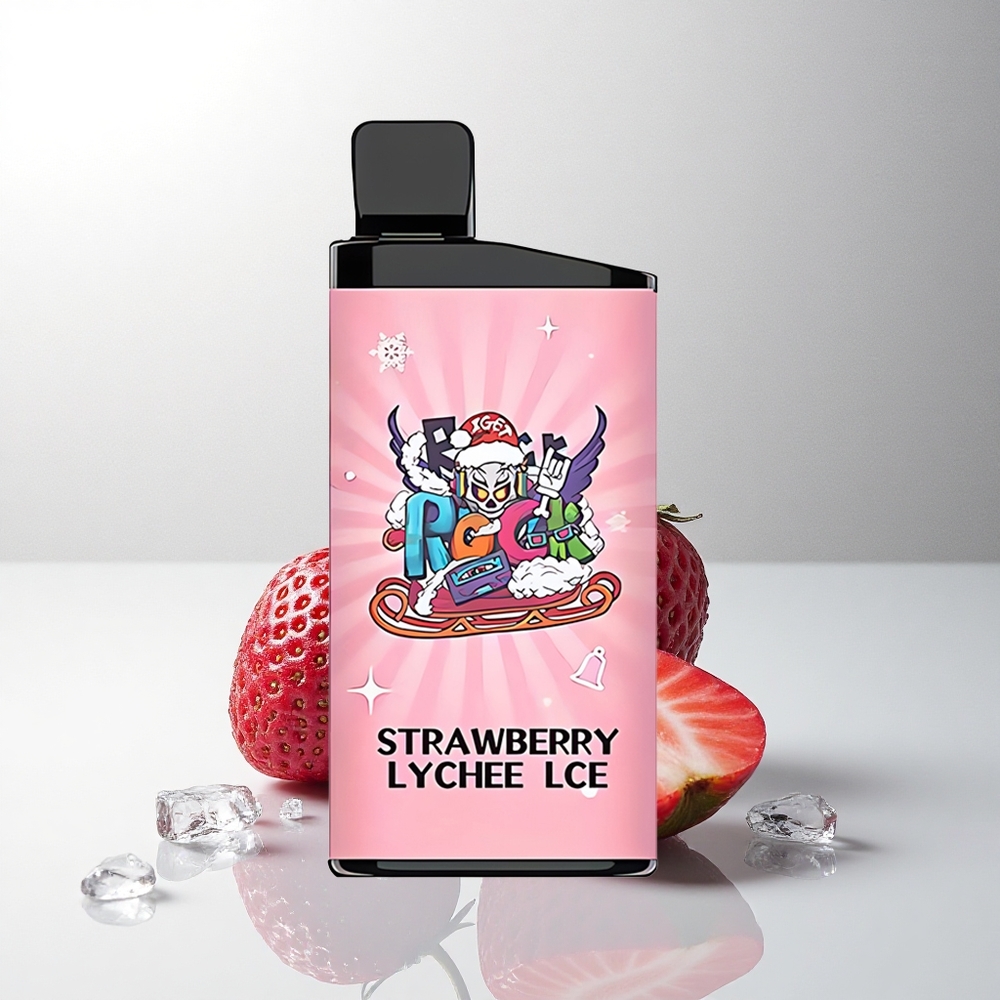 IGET Bar 3500 Puffs Aardbei Lychee IJzer 1400 mAh Mesh Coil