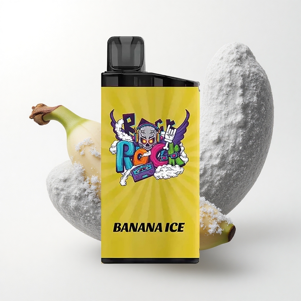 IGET Bar 3500 Puffs Banaan IJs 1400 mAh Mesh Coil