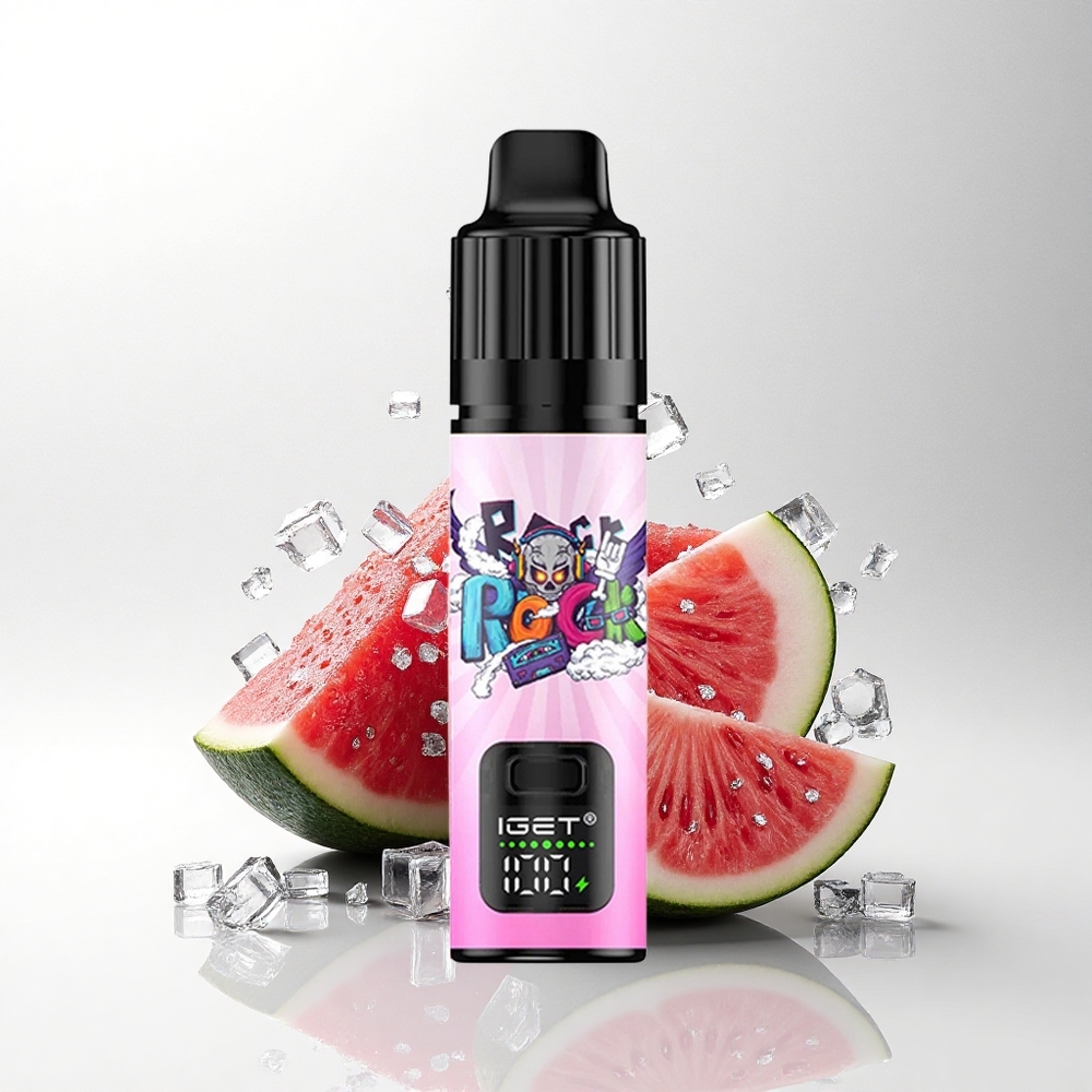 IGET BAR PLUS S3 POD 10000 Puffs Aardbei Watermeloen IJs 18ml 5% Mesh