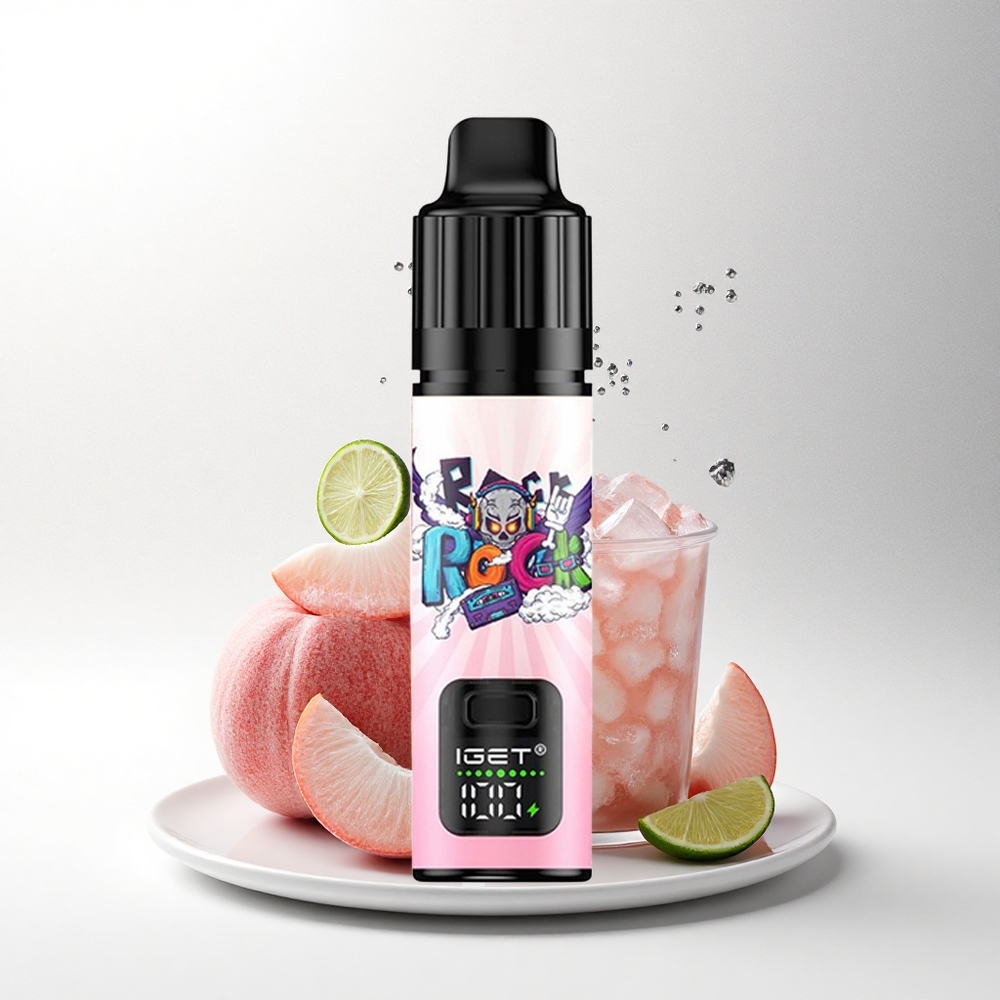 IGET BAR PLUS S3 POD 10000 Puffs Perzik Lychee Limoen IJs 18ml 950mAh 5% Nicotine