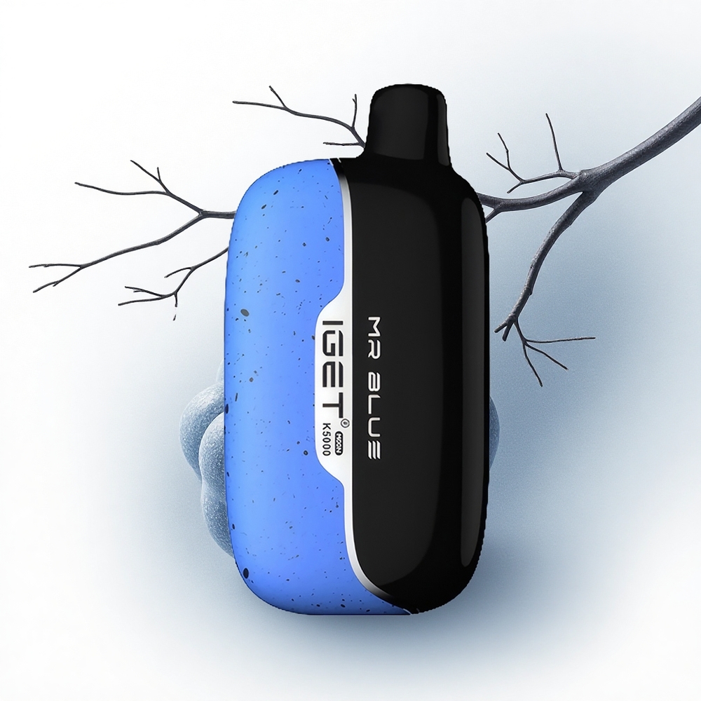 IGET Moon K5000 Puffs Meneer Blauw PC Mesh 1.35 Ohm
