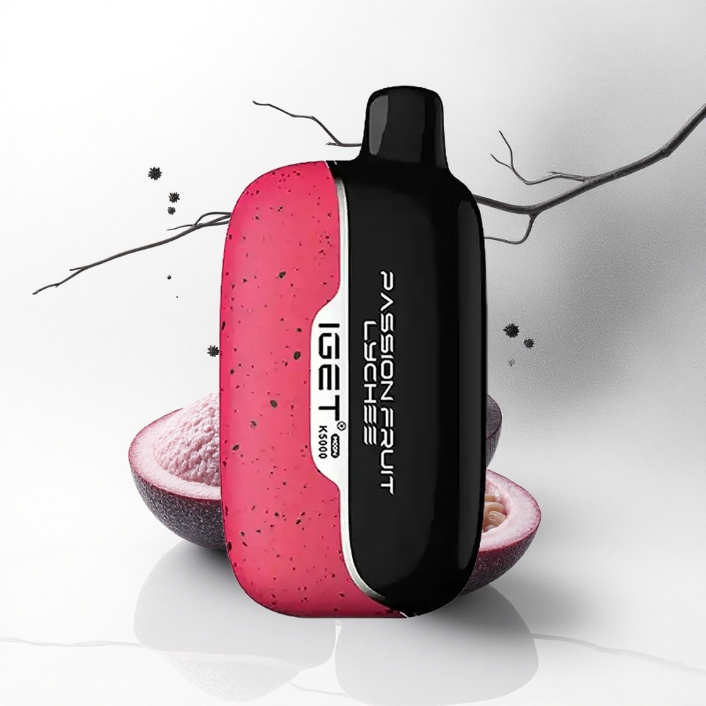 IGET Moon K5000 Puffs Passievrucht Lychee Mesh Coil 1.35 Ohm PC