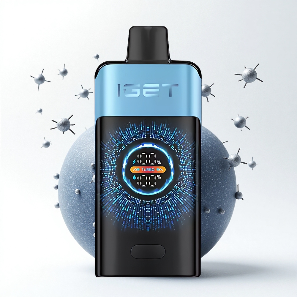 IGET ONE 12000 Puffs Blauw Monster Dual Mesh Scherm