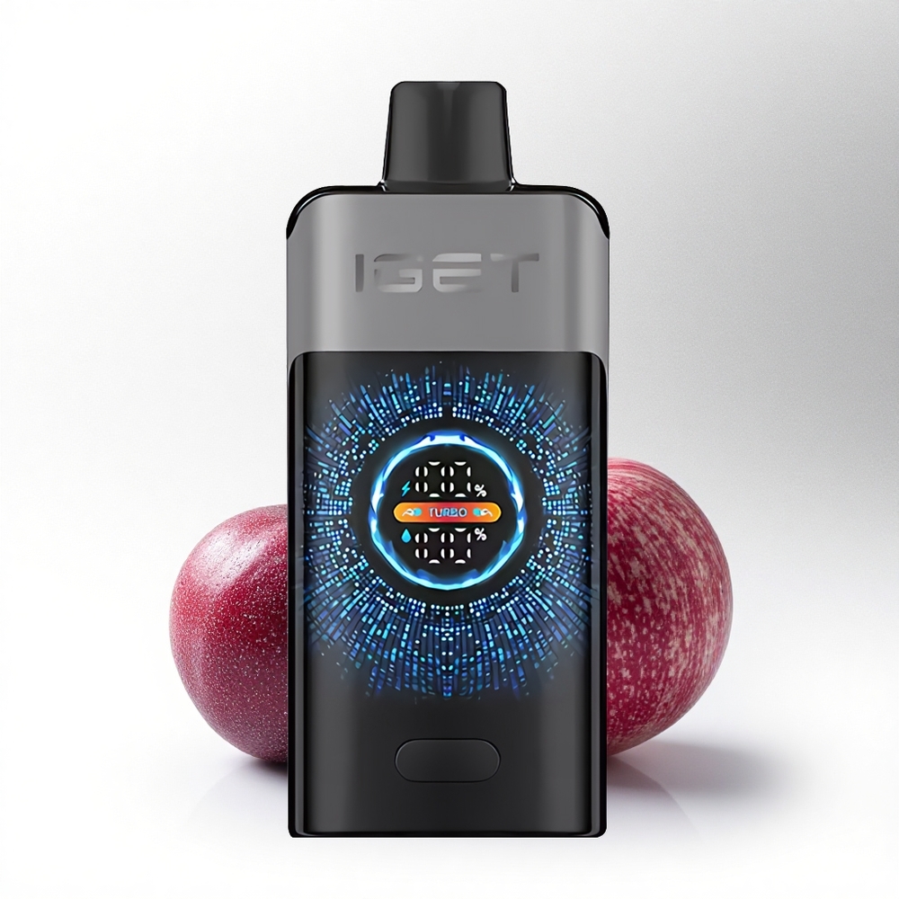 IGET ONE 12000 Puffs Braambes Kers Granaatappel 2700 mAh Dual Mesh