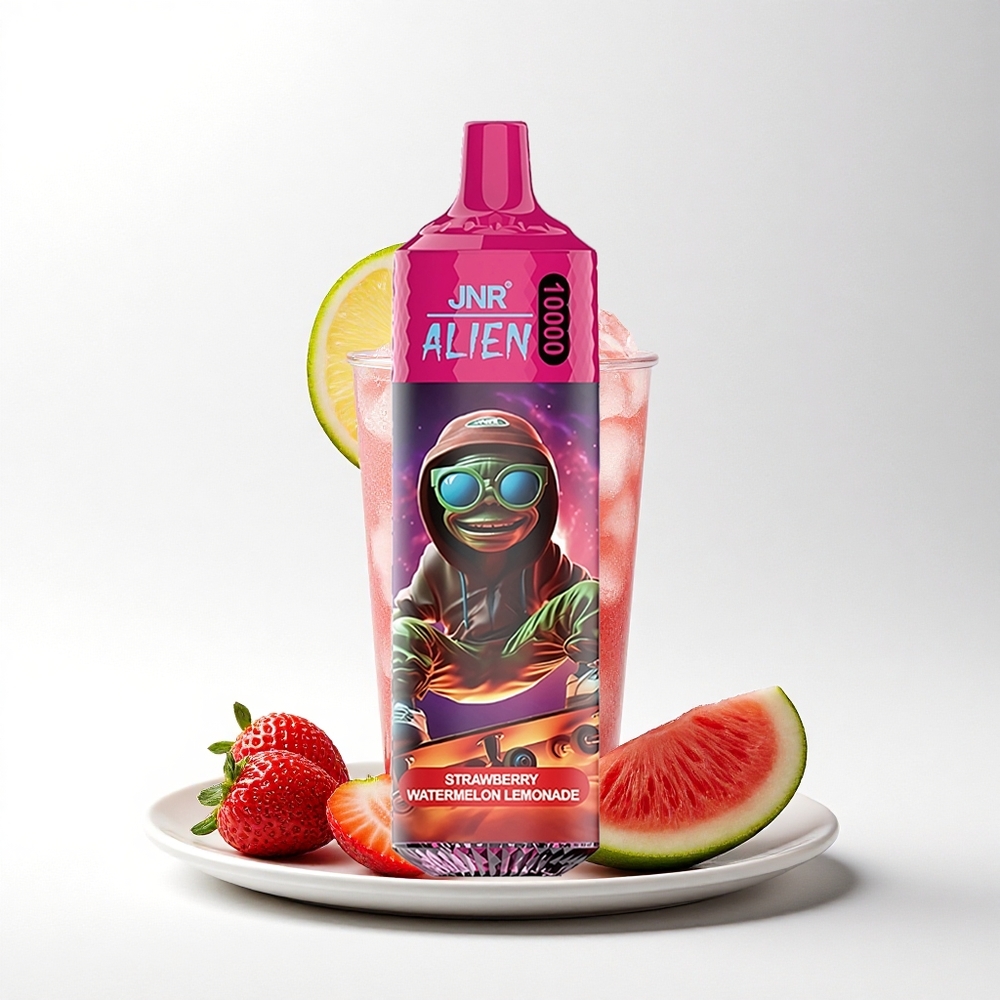JNR Alien 10000 Aardbei Watermeloen Limonade RGB Mesh Oplaad