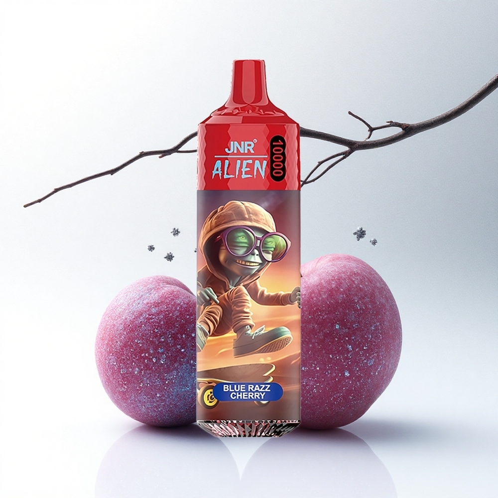 JNR Alien 10000 Blauwe Framboos Kers met LED RGB en Mesh Coil