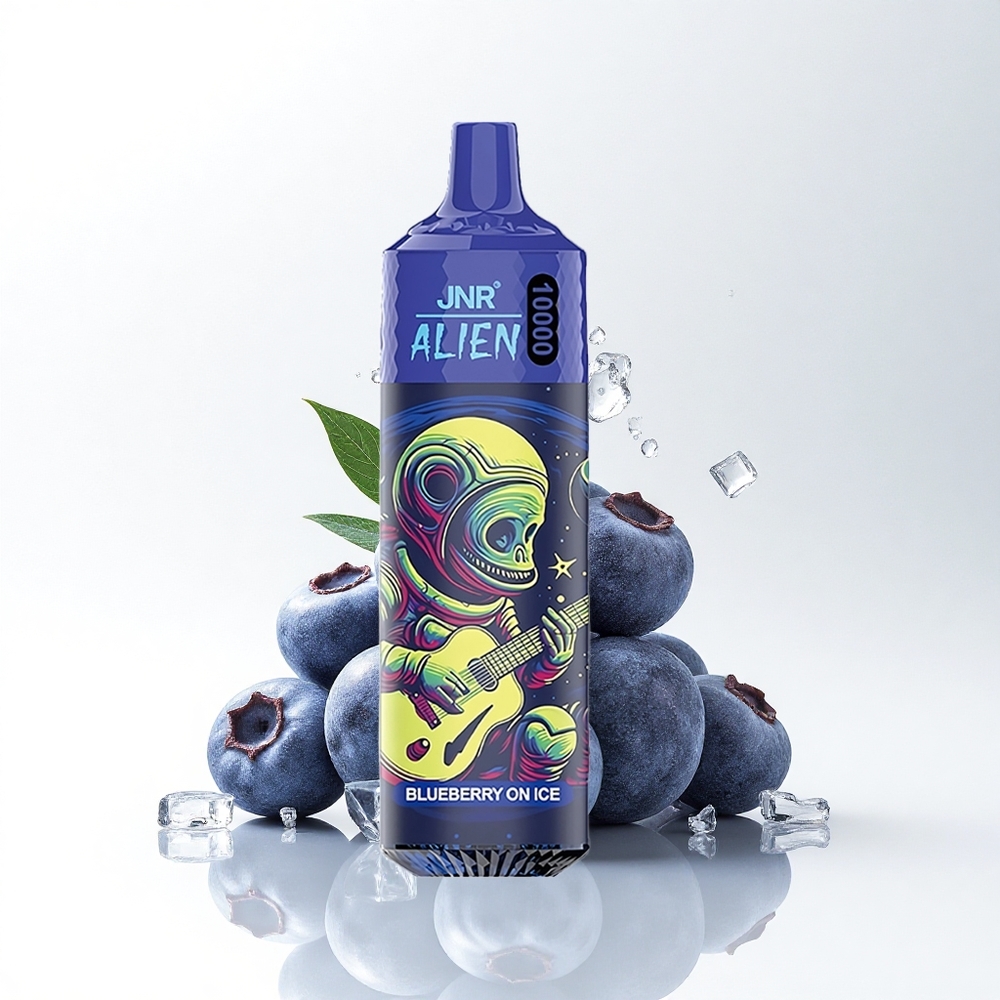 JNR Alien 10000 Bosbes Op IJs met RGB LED en Mesh Coil