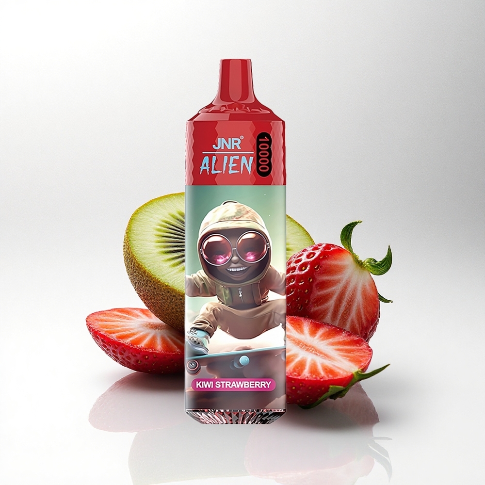 JNR Alien 10000 Kiwi Aardbei 850mAh Mesh Coil RGB
