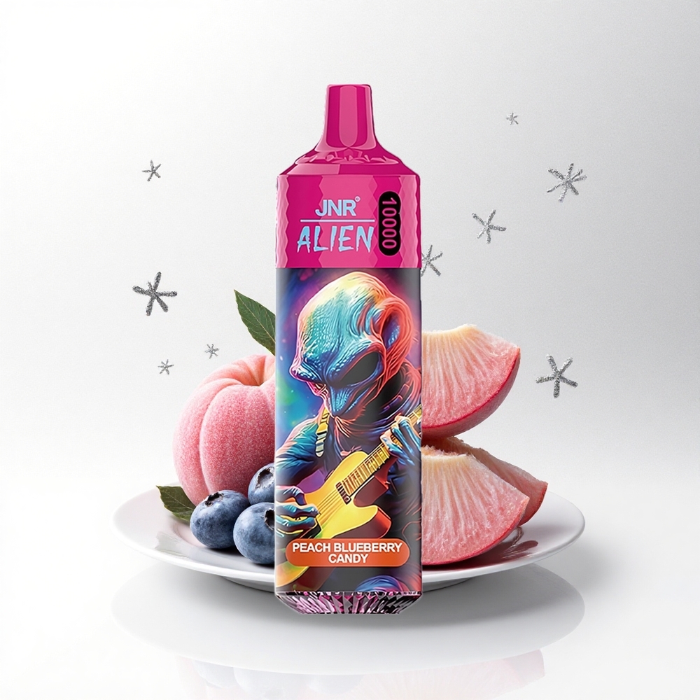 JNR Alien 10000 Perzik Bosbes Snoep met RGB-LED en Type-C Opladen